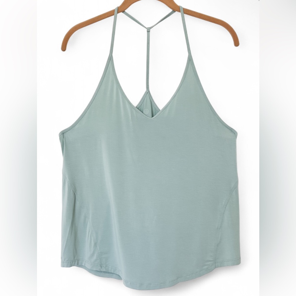 Lululemon Modal-Silk Yoga Tank Top Athletic Women’s - Light Green Size Medium